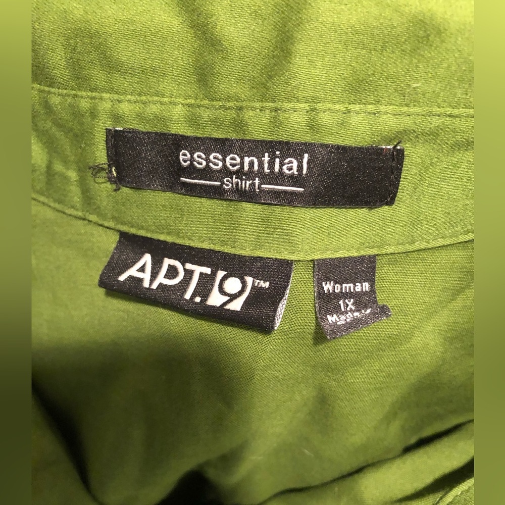Button Down Plus Shirt - Picture 2 of 3